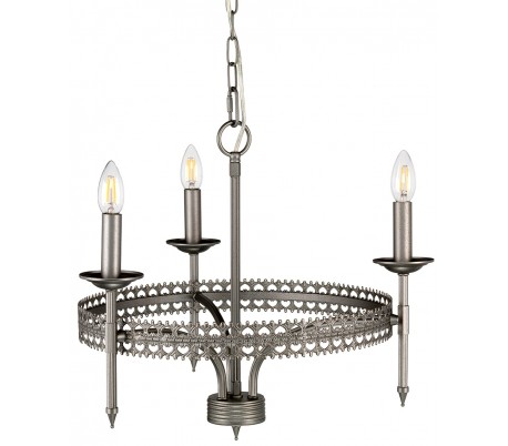 Cromwell Lysekrone Ø60 cm 3 x E14 - Antik bronze