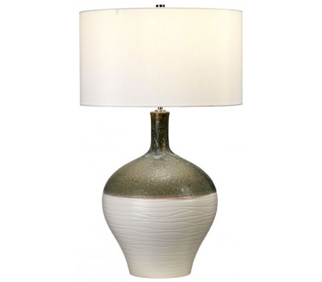 Dementer Bordlampe H63 cm 1 x E27 - Grønbrun/Brun