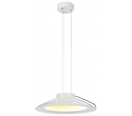 Balance Pendellampe Ø70 cm 4 x E27 - Hvid/Poleret nikkel