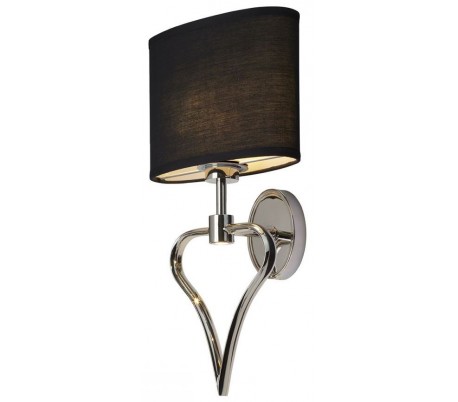 Falmouth Badeværelseslampe i stål og tekstil H42,4 cm 2 x G9 LED - Poleret guld/Hvid