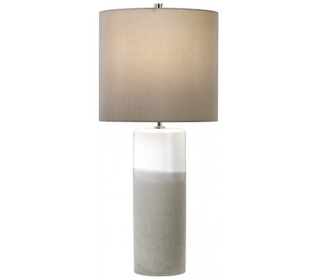 Eden Park Bordlampe H70,5 cm 1 x E27 - Rustik grågrøn/Creme