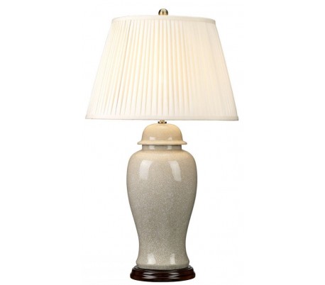 Gold Thistle Bordlampe H58 cm 1 x E27 - Krakeleret guld/Hvid