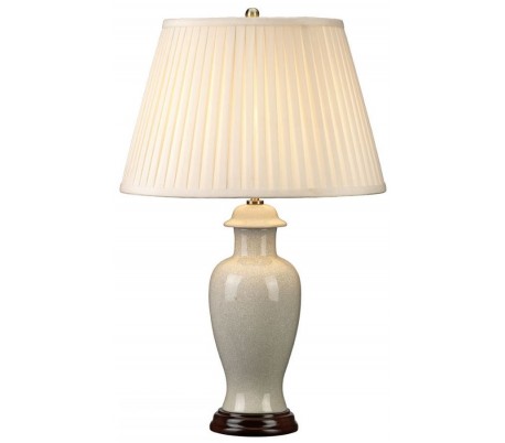 Ivory Crackle Bordlampe H81 cm 1 x E27 - Krakeleret elfenbenshvid/Creme