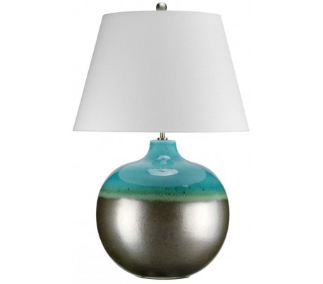 Kingston Vale Bordlampe H65,5 cm 1 x E27 - Olivengrøn/Elfenbenshvid