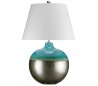 Lagun Bordlampe H71 cm 1 x E27 - Turkisgrå/Creme