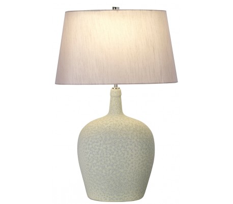 Kingston Vale Bordlampe H65,5 cm 1 x E27 - Olivengrøn/Elfenbenshvid