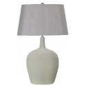 Kingston Vale Bordlampe H65,5 cm 1 x E27 - Olivengrøn/Elfenbenshvid