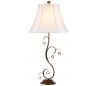 Lunetta Bordlampe H69 cm 1 x E27 - Patineret bronze/Creme