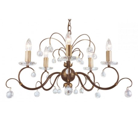 Cromwell Lysekrone Ø60 cm 3 x E14 - Antik bronze