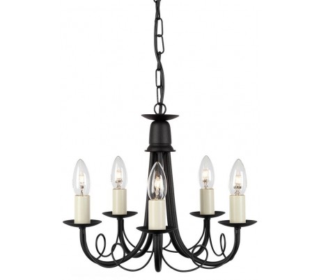 Lunetta Lysekrone Ø80 cm 8 x E14 - Patineret bronze