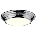 Verity Badeværelseslampe i messing og glas H50,6 cm 1 x G9 LED - Poleret krom/Klar