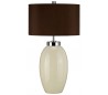 Victor Bordlampe H58 cm 1 x E27 - Creme/Mørkebrun