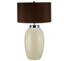 Victor Bordlampe H70 cm 1 x E27 - Creme/Mørkebrun