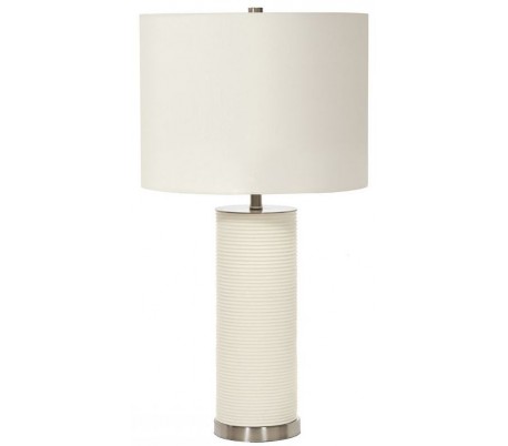 Seychelles Bordlampe H61 cm 1 x E27 - Blå/Sand/Creme