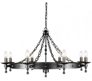 Windsor Lysekrone Ø121,4 x 112,1 cm 12 x E14 - Granit sort