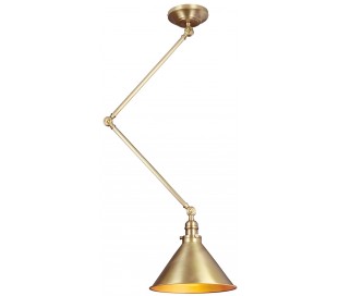 Provence Pendellampe Ø37 cm 1 x E27 - Aldret messing 2