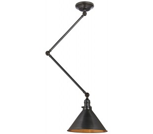 Provence Loft eller Væglampe Ø29,7 cm 1 x E27 - Aldret messing 2