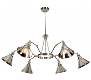 Provence Loft eller Væglampe Ø29,7 cm 1 x E27 - Poleret nikkel