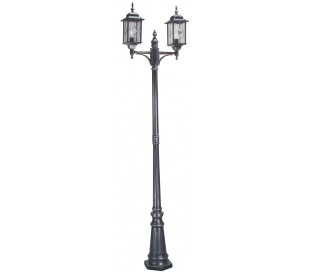 Wexford Havelampe H123,5 cm 1 x E27 - Patineret sortsølv