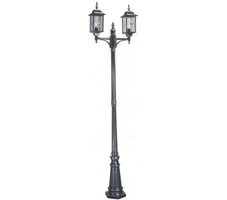 Wexford Havelampe H123,5 cm 1 x E27 - Patineret sortsølv