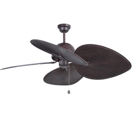 Grid loftventilator Ø132 cm - Sort/Brun