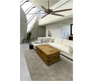 Grid loftventilator Ø132 cm - Sort/Brun 2