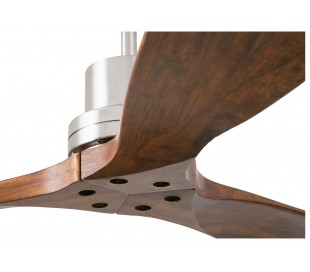 Grid loftventilator Ø132 cm - Sort/Brun 2