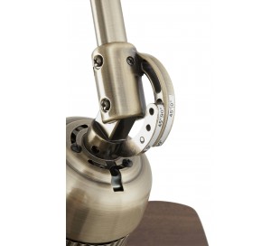 Just loftventilator Ø91 cm - Mat sort/Brun 2