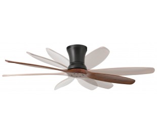 Lama loftventilator Ø143 cm - Mat nikkel/Fyrretræ 2