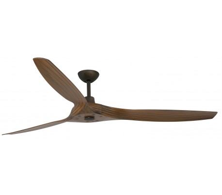 Nassau loftventilator Ø128 cm - Brun