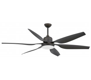 Andros loftventilator Ø213,3 cm - Brun