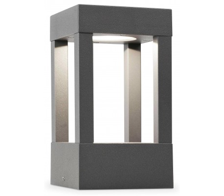 Beret havelampe H50 cm 1 x SMD LED 8W - Grå