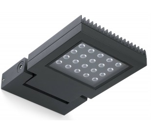 Alfa spot væglampe 1 x COB LED 14W - Mørkegrå