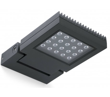 Alfa spot væglampe 1 x COB LED 14W - Mørkegrå