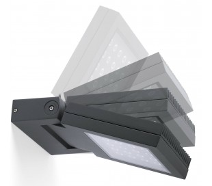 Alfa spot væglampe 1 x COB LED 14W - Mørkegrå 2