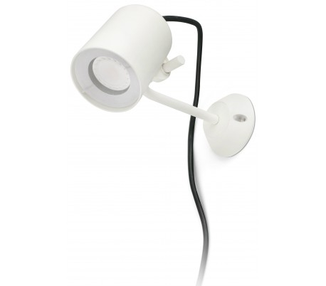 Flow spot væglampe med spyd 1 x GU10 - Sort