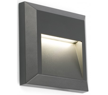 Path væglampe 1 x SMD LED 9W - Mørkegrå