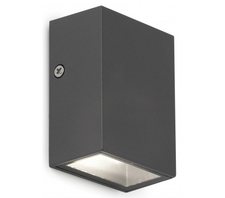 Cobo væglampe 1 x COB LED 12W - Mørkegrå