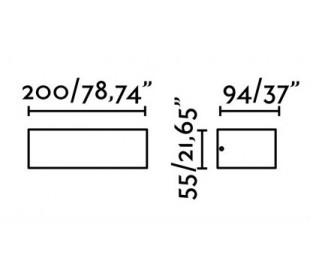 Hikari væglampe 1 x SMD LED 10W - Mørkegrå 2