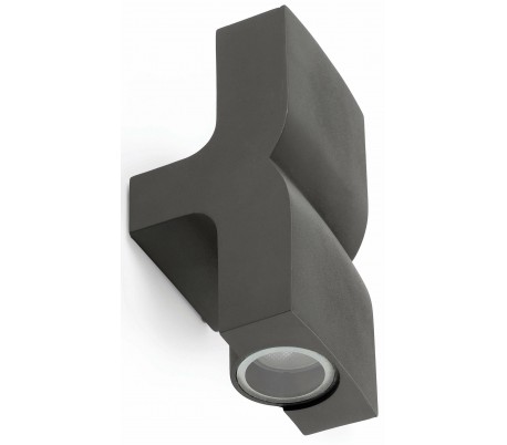 Gina væglampe 1 x GU10 - Mørkegrå