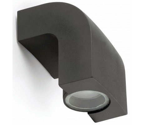 Klamp væglampe 2 x GU10 - Mørkegrå