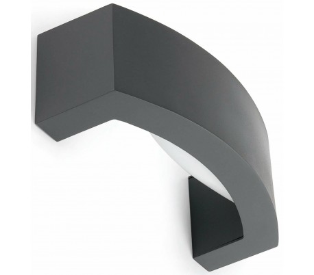 Klamp væglampe 1 x E27 - Mørkegrå