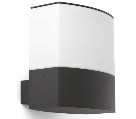 Roy væglampe H16,1 cm 1 x E27 - Mørkegrå