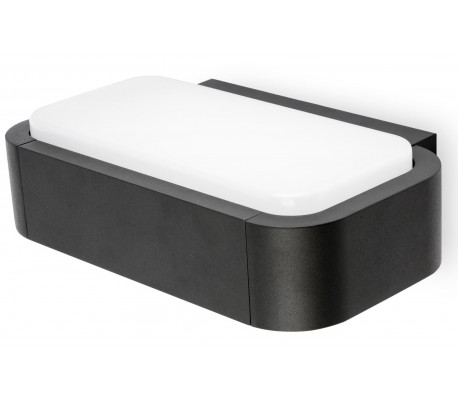 Shelby væglampe 1 x SMD LED 10W - Mørkegrå