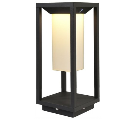 Saura havelampe med sensor H50 cm 1 x Solar LED 2,2W - Mørkegrå