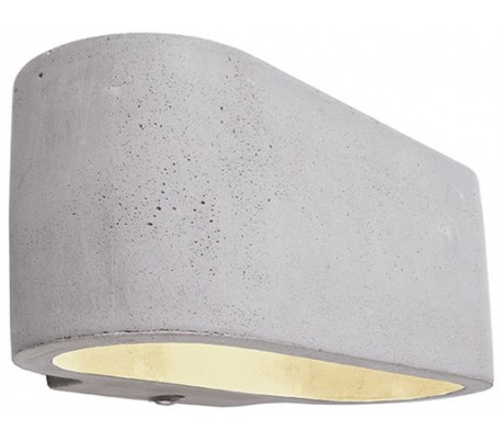 Sabik væglampe 1 x 25W G9 H12 cm - Betongrå