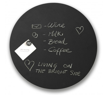 Væglampe med tavle Ø35 cm 1 x LED 7W - Sort