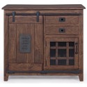 Sideboard med 2 skabe og 8 skuffer H94 x B168 x D43 cm - Rustik brun