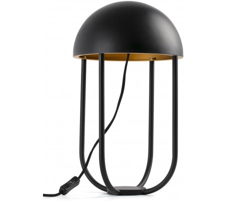 Væglampe i aluminium H14 cm 1 x LED 4W - Sort