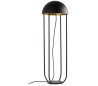 Jellyfish Gulvlampe H90 cm 1 x LED 6W - Sort/Guld
